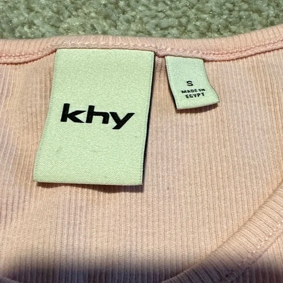 Khy Women's Pink Cropped Tank Top - Picture 3 of 3